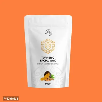 TURMERIC FACIAL WAX - 5 MINUTES PAINLESS HERBAL WAX POWDER-thumb2