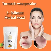 TURMERIC FACIAL WAX - 5 MINUTES PAINLESS HERBAL WAX POWDER-thumb2