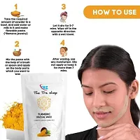 TURMERIC FACIAL WAX - 5 MINUTES PAINLESS HERBAL WAX POWDER |Face Wax Strips | For UpperLips And Chin Hair | Bal Nikalne Ki Cream-thumb1