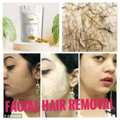 Turmeric Full Body Wax Powder, 10 min Painless Herbal Hair Removal Waxing Powder, Easy to use at home, No chemicals - No Irritation, No Skin rashes-thumb0