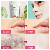 Turmeric Full Body Wax Powder, 10 min Painless Herbal Hair Removal Waxing Powder, Easy to use at home, No chemicals - No Irritation, No Skin rashes-thumb1