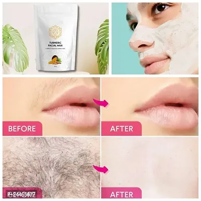 Face Hair Removal DE-TAN Powder 100% Natural  Herbal Wax