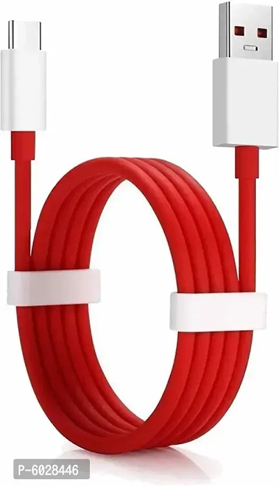 WARP/DASH Charge 6A 1 m USB Type C Cable Compatible with Oneplus/OPPO/Realme,VOOC/DASH/WARP-thumb0