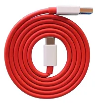 WARP/DASH Charge 6A 1 m USB Type C Cable Compatible with Oneplus/OPPO/Realme,VOOC/DASH/WARP-thumb1