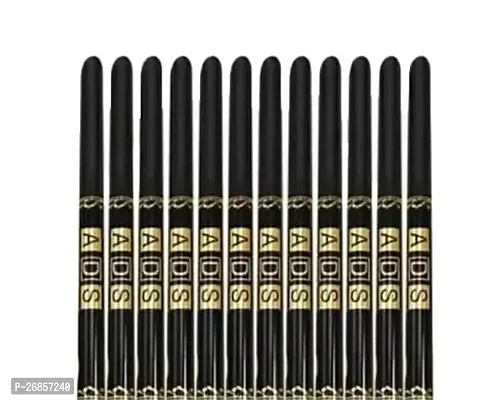 SaawarakartS Long Lasting-Eye Liner Cum Kajal ,Black- Pack Of 12