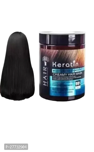 SaawaraKart'sreg; Imported Keratin Hair Mask For Hair Growth Nourishment Treatment Hair Repair Beauty-Biotin Collagen Coconut Oil  Pro-Vitamin B5 Protein Mask-Hair Vitamin Complex (All Hair Types-800gms-thumb0