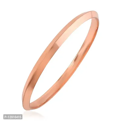 morir Copper Coated Bracelet/Kada Bangle 20gm Brown Copper Jewelry for Men and Women-thumb0