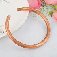 morir Copper Coated Open Mouth Kada Bracelet Tamba Bangle Kada Jewelry for Men  Boys-thumb2