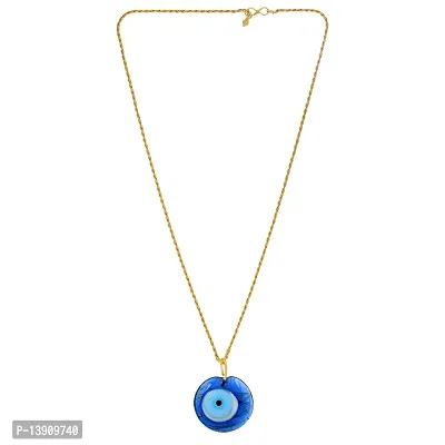 Buy Morir Glass Dark Blue Evil Eye Protection Charm Pendant Rope Chain  Necklace Evil Eye Jewelry for Women and Men Online In India At Discounted  Prices