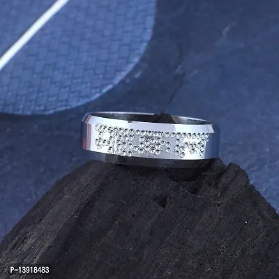 morir 6mm Silver Plated Mahakal Engraved Finger Ring Simple Plain Band Ring For Men Women-thumb4