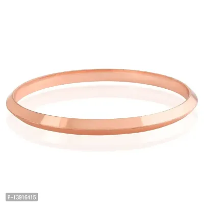 morir Copper Coated Bracelet/Kada Bangle 20gm Brown Copper Jewelry for Men and Women-thumb2