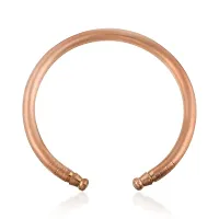 morir Copper Coated Open Mouth Kada Bracelet Tamba Bangle Kada Jewelry for Men  Boys-thumb1