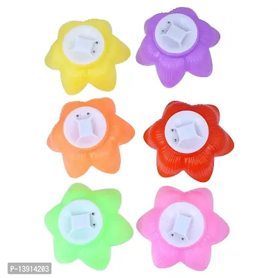 Morir Flower Shape Water Sensor LED Diyas Candle with Water Sensing Technology E-Diya Ideal for Diwali, Wedding, Family Functions, Pooja (Pack of 6)-thumb3