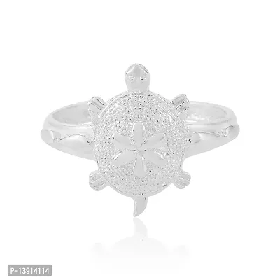 Silver Tortoise Good Luck Ring / Turtle Ring for Girl and Boy Lucky  Tortoise / Designer Tortoise Vastu