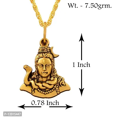 Bholenath sales gold locket