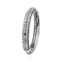 morir Oxidized Silver Finish Fidget Finger Band Ring for Women Men-thumb1