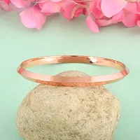 morir Copper Coated Bracelet/Kada Bangle 20gm Brown Copper Jewelry for Men and Women-thumb3