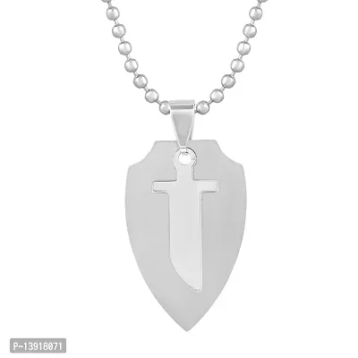 Viking Slavic Stainless Steel Shield Necklace Vegvisir Kolovrat Amulet Rune  Men