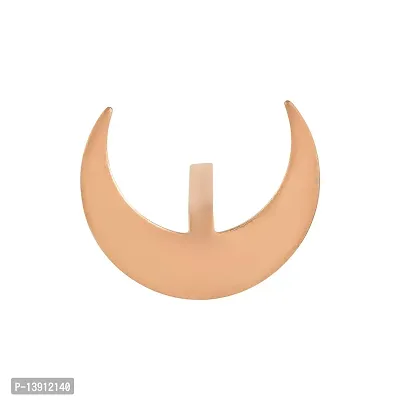 Morir Copper Big and Small Size Crescent Shaped Chatrapati Shivaji Maratha Chandrakor Teeka Tilak Applicator Tool for Men and Women (Pack of 2)-thumb3