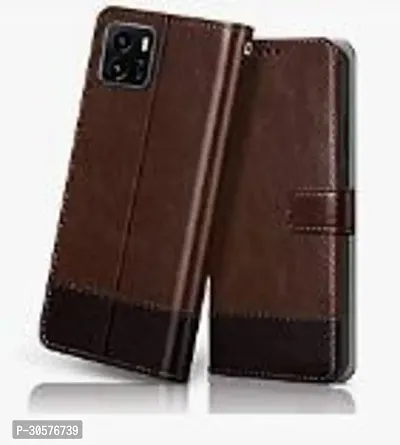 Cover for Vivo y15s Leather Finish Card Pockets Wallet  Cover