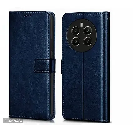 Cover for  Realme Narzo 70 Leather Finish Card Pockets Wallet Cover-thumb0