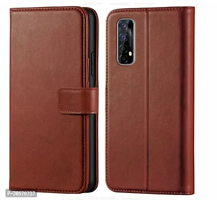 Cover for Realme 7 Leather Finish Card Pockets Wallet  Cover