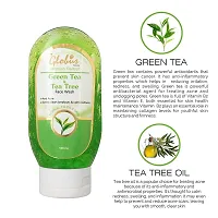 Globus Green Tea  Tea Tree Face Wash - 100 Ml (Pack Of 2)-thumb2