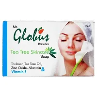 Globus Remedies Tea Tree Skincare Soap, 75 G (Pack Of 5)-thumb1