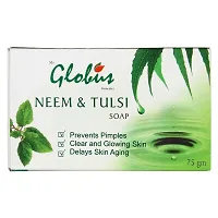 Globus Neem  Tulsi Soap - 75 Gm (Pack Of 4)-thumb1