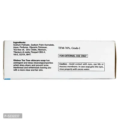 Globus Remedies Tea Tree Skincare Soap, 75 G (Pack Of 5)-thumb4
