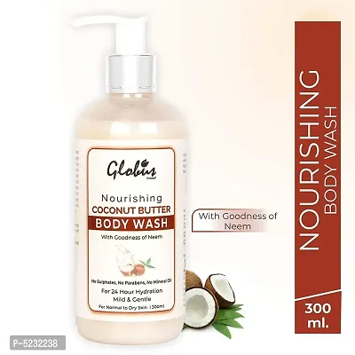 Globus Naturals Nourishing Coconut Butter Body Wash, 300 Ml-thumb2
