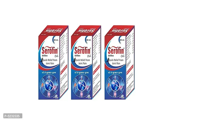 Globus Remedies Serofin Joint Pain Oil, 100 Ml (Pack Of 3)-thumb0
