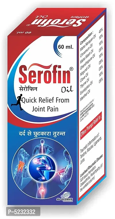 Globus Remedies Serofin Joint Pain Oil, 60 Ml (Pack Of 4)-thumb0