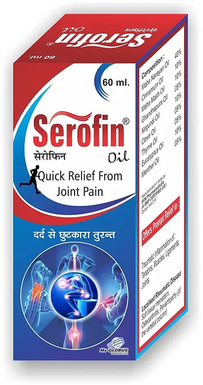 Globus Remedies Serofin Joint Pain Oil, 60 Ml (Pack Of 4)