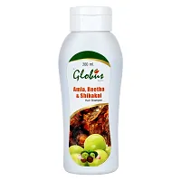 Globus Remedies Amla Reetha Shikakai Hair Shampoo, 200 Ml (Pack Of 4)-thumb1