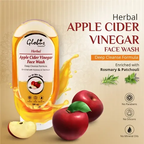 Globus Apple Cider Vinegar Face Wash  (100 ml)