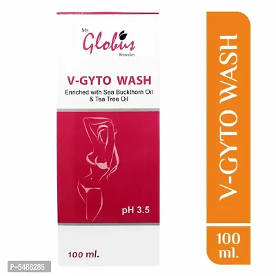 Globus V-Gyto wash enriched with Sea Buckthorn oil  Tea Tree oil 100 ml-thumb0