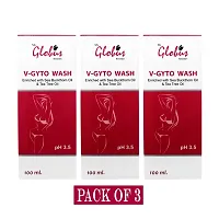 Globus V-Gyto wash enriched with Sea Buckthorn oil  Tea Tree oil 100 ml (Pack Of 3)-thumb1