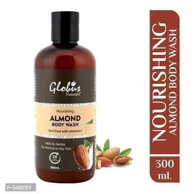 Globus Naturals Nourishing Almond Milk Body wash 300 ml-thumb0