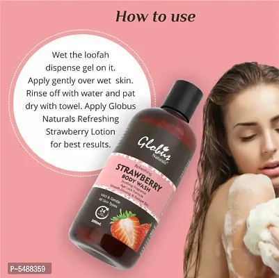 Globus Naturals Refreshing Strawberry Body wash 300 ml-thumb2