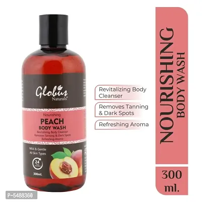 Globus Naturals Refreshing Peach Body wash 300 ml-thumb0