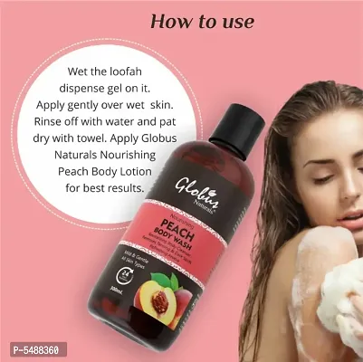 Globus Naturals Refreshing Peach Body wash 300 ml-thumb2