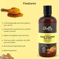 Globus Naturals Refreshing Haldi Chandan Body Wash 300 ml-thumb2
