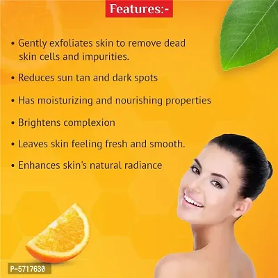 Globus Naturals Vitamin C Lightening& Brightening Face Scrub 50 gm (Pack Of 2)-thumb2