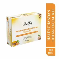 Globus Naturals Haldi Chandan Ubtan Brightening Lightening Facial Kit 110 g-thumb1