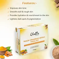 Globus Naturals Haldi Chandan Ubtan Brightening Lightening Facial Kit 110 g-thumb3