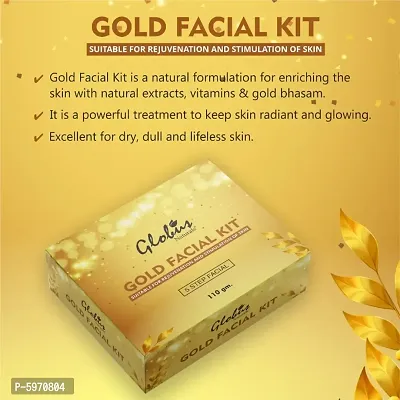Globus Naturals Gold Facial Kit For Illuminating Skin 110 g