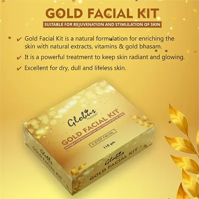 Globus Naturals Gold Facial Kit For Illuminating Skin 110 g