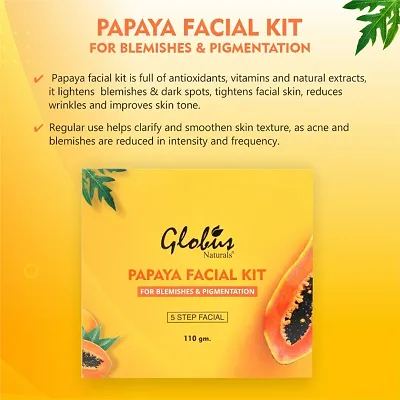 Globus Naturals Anti-Tan Papaya Facial Kit For Flawless Skin 110 g