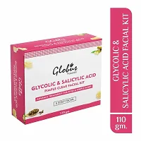 Globus Naturals Pimple Clear Glycolic Acid Facial Kit For Anti- Acne |Dark Spots |Beautiful  Glowing Skin 110 g-thumb1